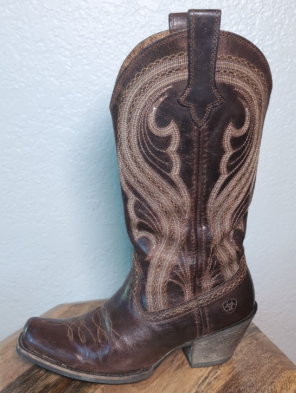 Ariat Lively Western Cowgirl Boots in Sassy Brown - Picture 4 of 14